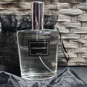 NWOT Aroma360 Déjà Vu Clear Glass Room Spray Fragrance Bottle